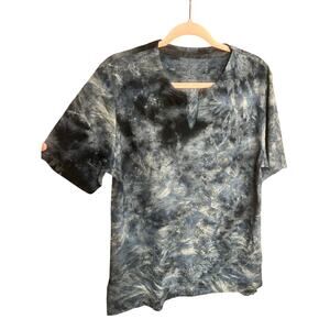 Romeo Tie Dye Y2K T Shirt Theatre Street Sz S Casual Drama Retro V Neck